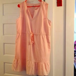 NWT Vineyard Vines Pink Dress XL